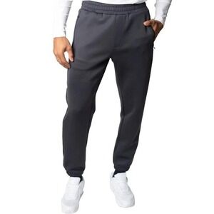 NEW Spyder Active Men's M Black Jogger Pants Zipper Pockets 2 Way Stretch Fabric